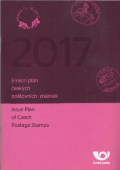 CZ Emisní plán českých poštovních známek 2017